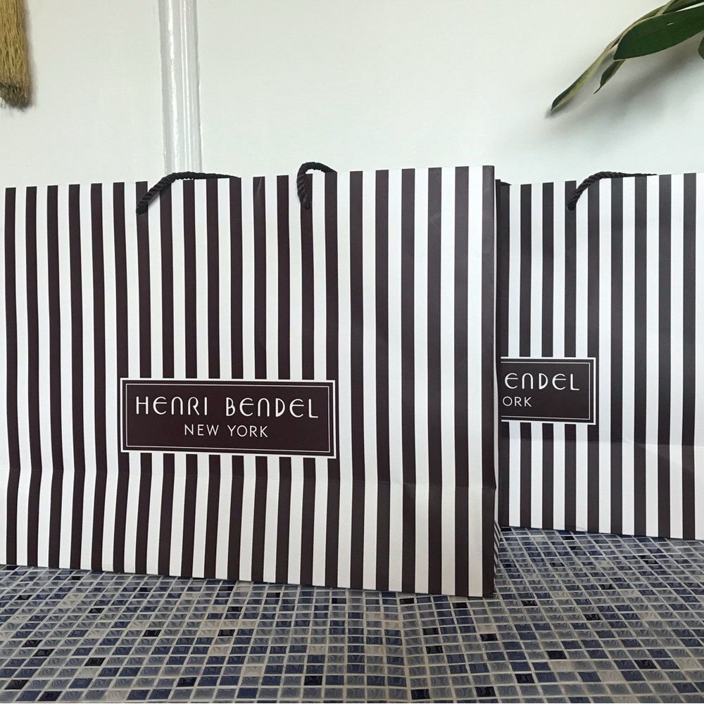 Henri Bendel Shopping Bags - Large rope handle (EMPTY)